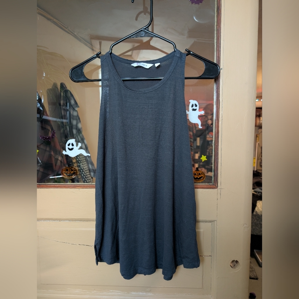 Athleta Loose Fitting Tank Top - Navy/Gray